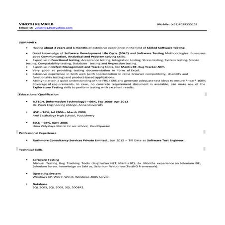 Vinoth_Resume