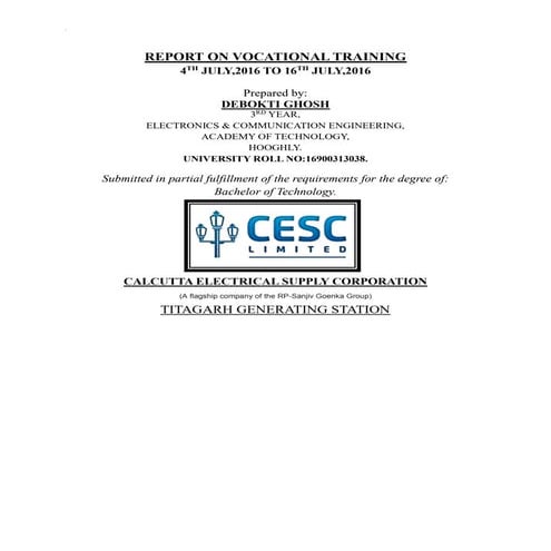 CESC Report
