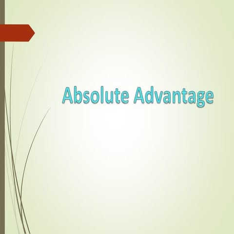 Absolute advantage, world trade organization(WTO), Exim policy,  ASEAN