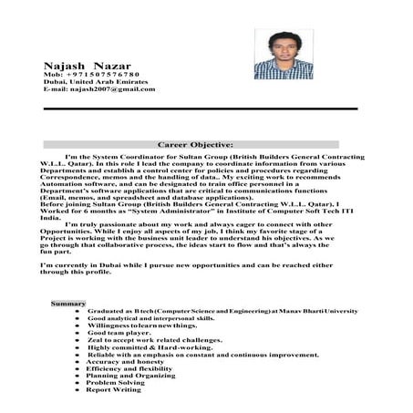 najash Resume | PDF