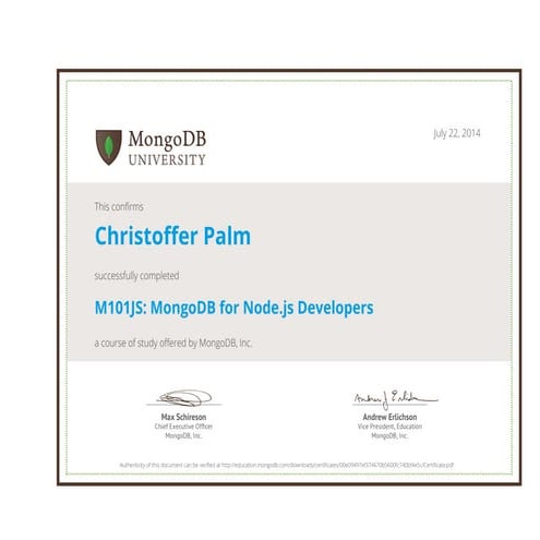 Certificate | PDF
