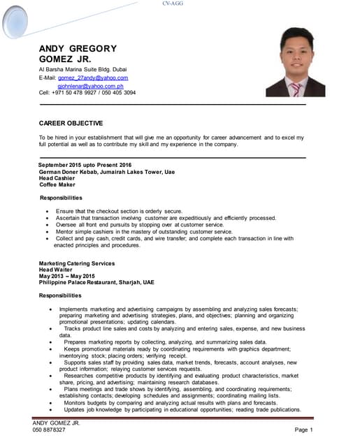 dhy cv