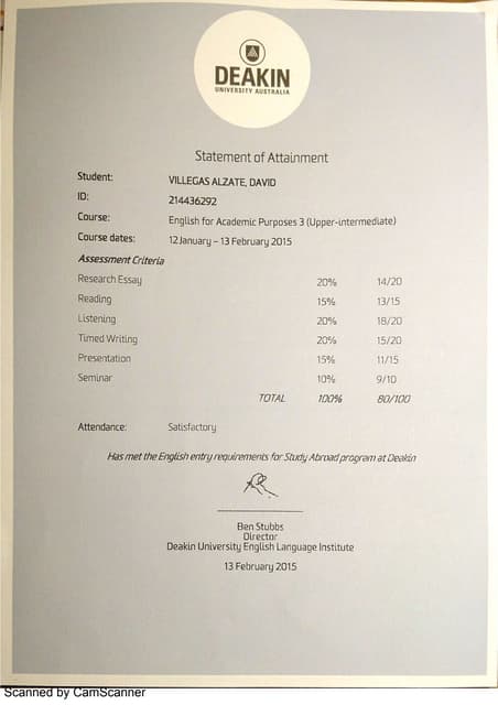 TROY UNIVERSITY TRANSCRIPT | PDF