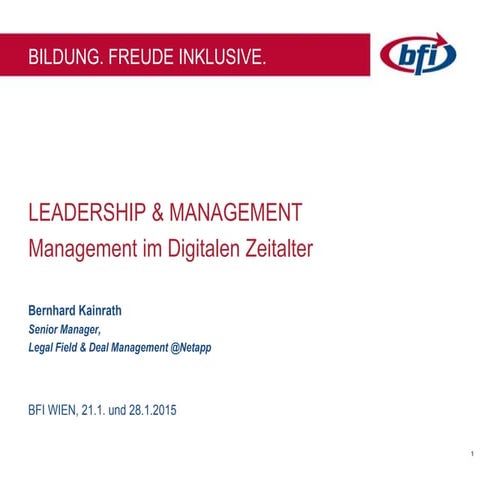 Leadership & Management