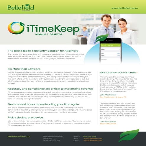 iTimeKeep Datasheet