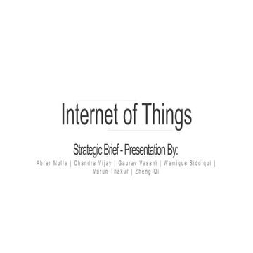 Internet of Things