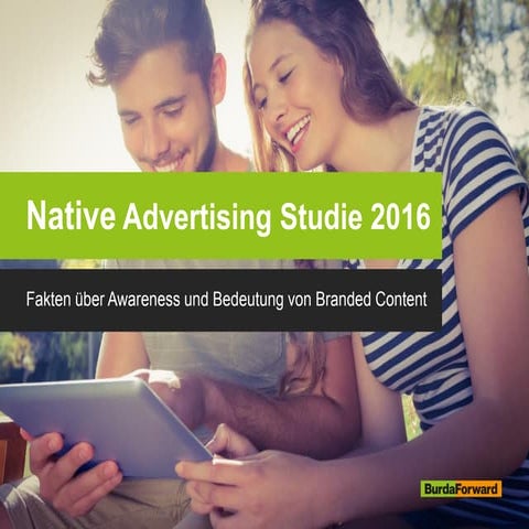 Native Advertising Studie 2016