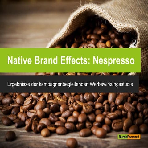 Native Brand Effects: Nespresso 