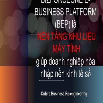 Bfo e business platform - nen tang nhu lieu may tinh cho doanh nghiep so