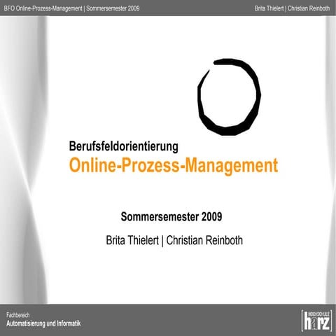 Online-Prozess-Management