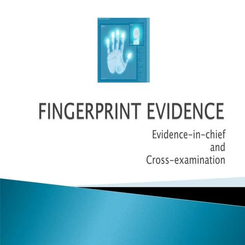 Fingerprint Evidence