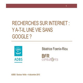 Recherches sur Internet : Y a-t-il ...