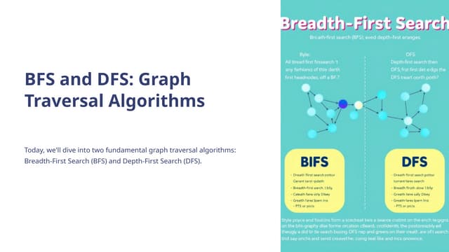 BFS and DFS transversal algorithmsanshdh
