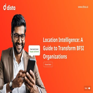Location Intelligence: A Guide to Transform BFSI Organizations