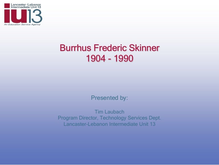 BF Skinner