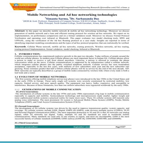  IJCER (www.ijceronline.com) International Journal of computational Engineeri...