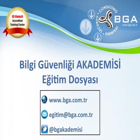 BGA Eğitim Sunum