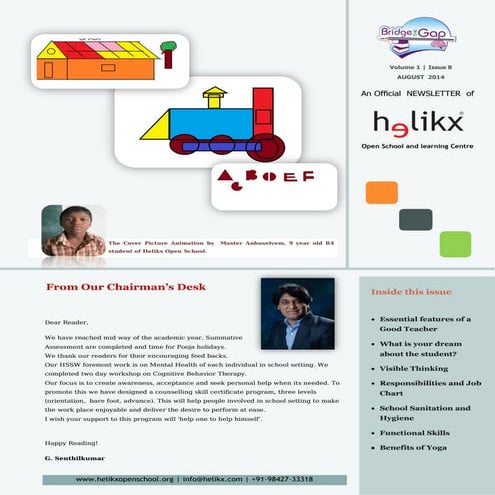 School Social Work and Learning Disability Newsletter - Bridge the Gap