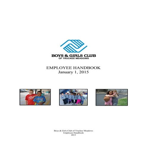Boys & Girls Club Employee Manual