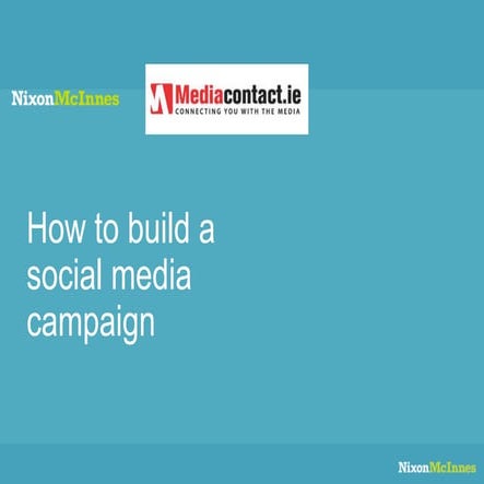 How to build a social media campaign: strategy and tools