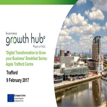 'Digital Transformation to Grow your Business' Breakfast Series: Apple Traffo...