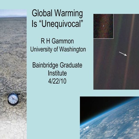 BGI  Dr  Gammon Presentation on Climate Change 4.22.10