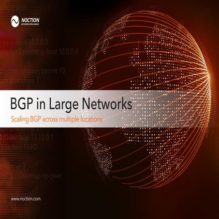 Bgp in-large-networks