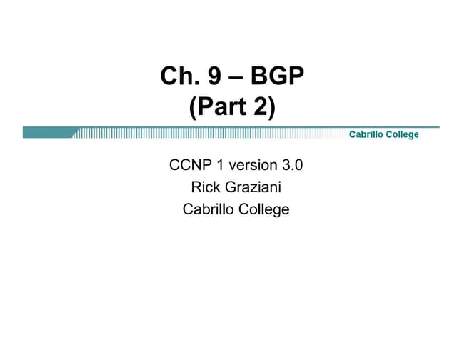 B G P  Part2