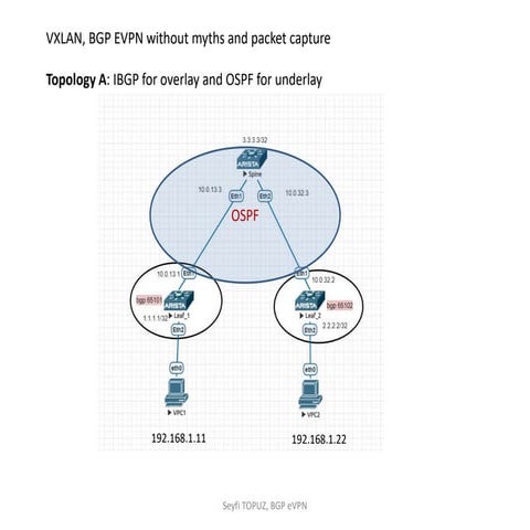 VXLAN, BGP EVPN without myths and packet capture