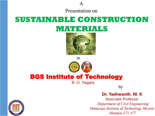 sustainability of construction materials
