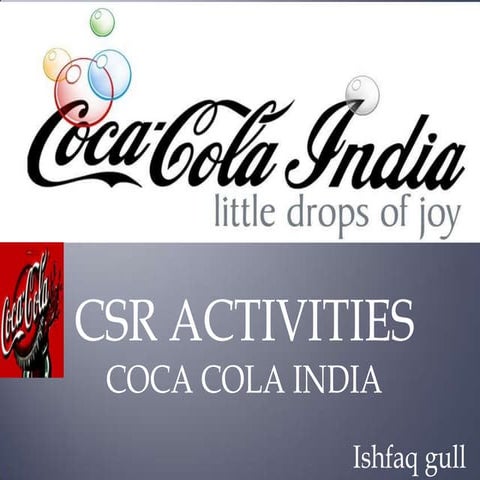 csr of coca-cola
