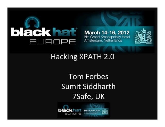 Hacking XPATH 2.0