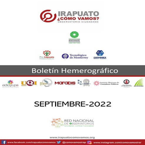 BOLETIN HEMEROGRÁFICO SEPTIEMBRE 2022