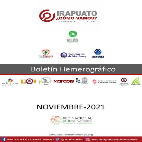 REPORTE HEMEROGRÁFICO NOVIEMBRE 2021