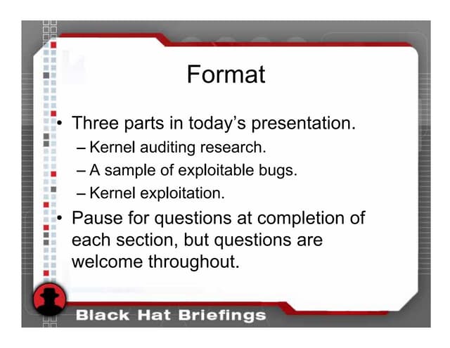 Auditing the Opensource Kernels
