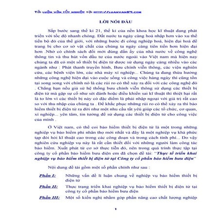 Luận văn tốt nghiệp ngành bảo hiểm