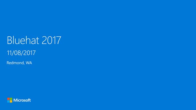BlueHat v17 || Extracting Secrets from Silicon – A New Generation of Bug Hunt...