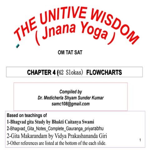 Bhagvad gita Chapter 4: Revised (2021)The Yoga of Knowledge (jñāna-yoga) flow...