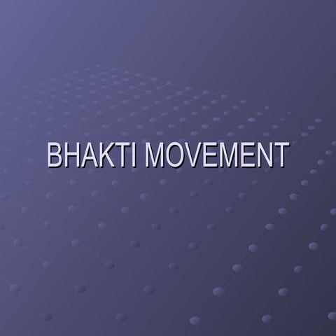 bhakti-movement describes relationship o