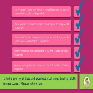 Bhakti Vaibhava Course PPTX