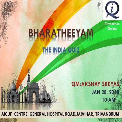 Bharatheeyam - The India Quiz