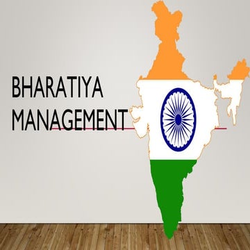 Bharatiya management  