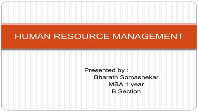 Evolution Of Hrm PDF