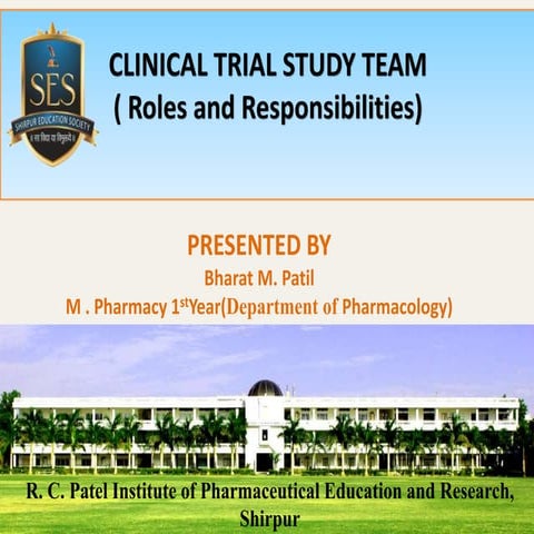 bharat  seminar on clinical trial.pptx