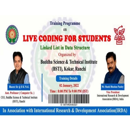 Data Structure : Linked List | PPT