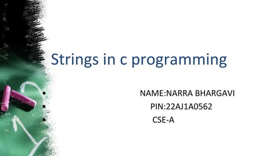 All_About_Strings_in_C_Programming.pptxn | PPT