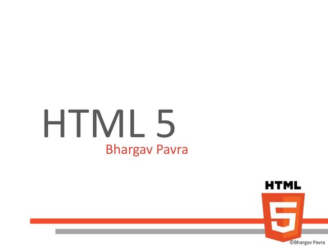 HTML 5