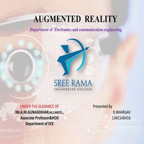 Bhargav..augmented reality ppt