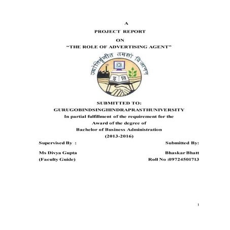 Role of Advertising Agent