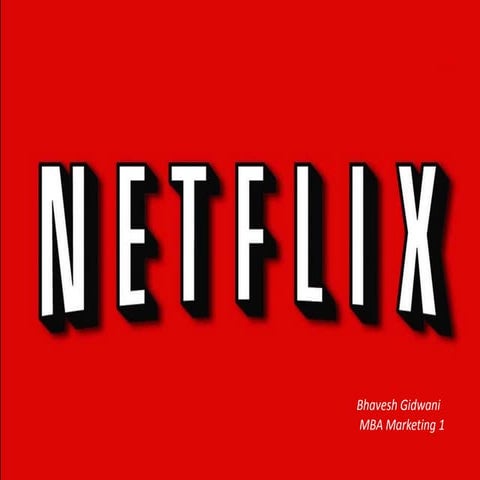 Netflix Business Model presentation
